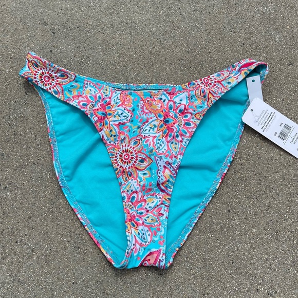 Sunsets Fiesta Flora Wild Thing Bikini Bottom size L - Picture 4 of 6